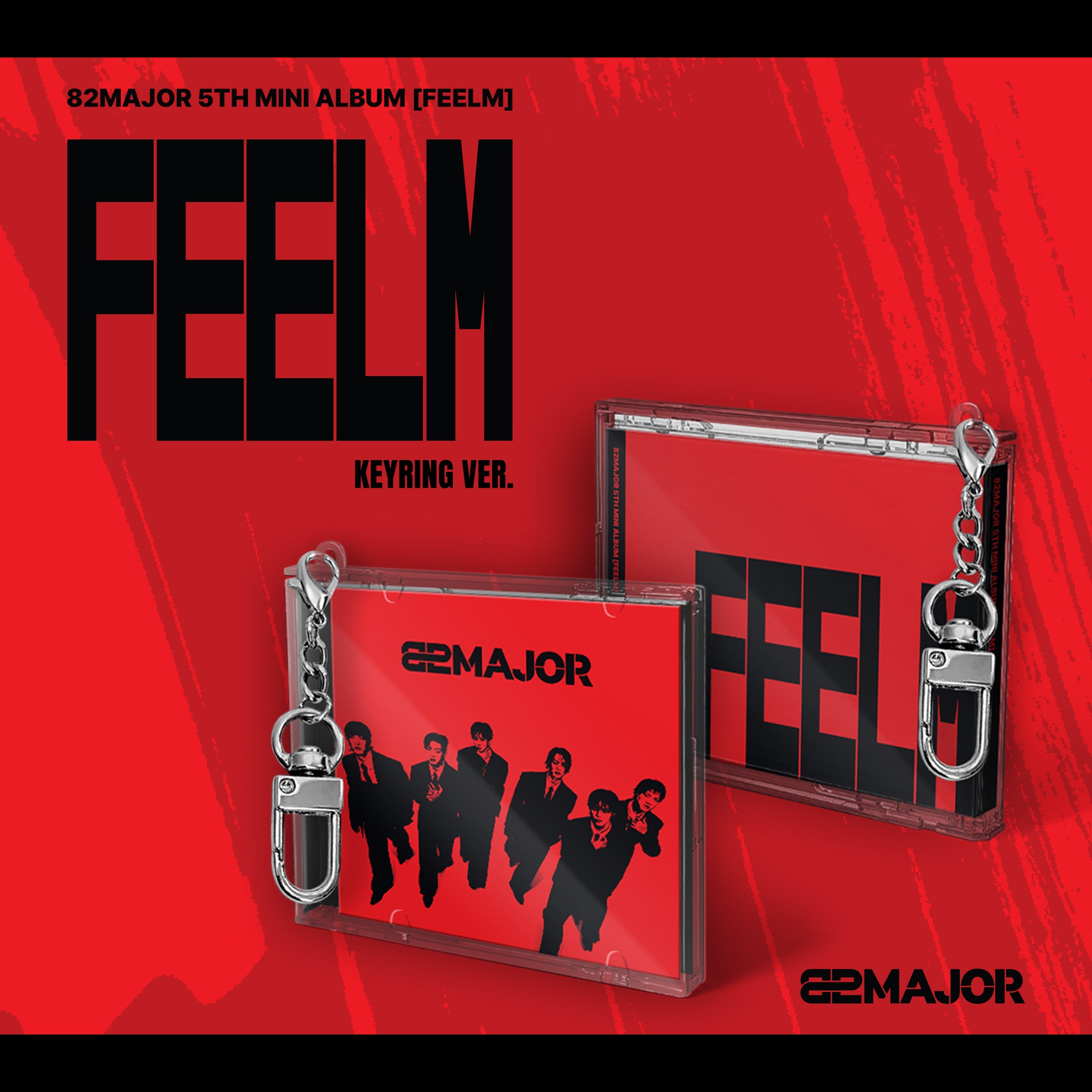 82MAJOR - 5th Mini Album [FEELM] KEYRING Ver. - Baro7 Best Kpop Store