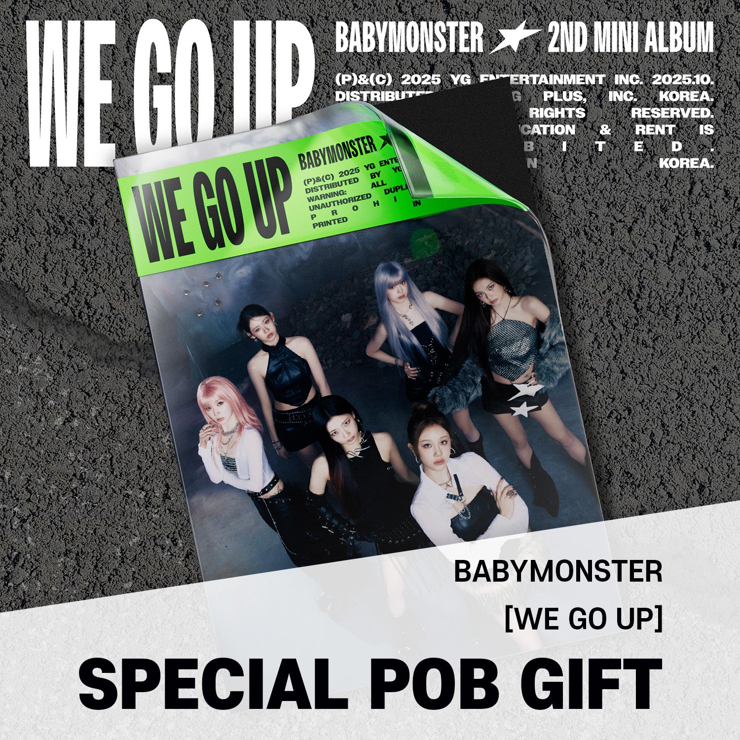 BABYMONSTER - 2nd Mini Album [WE GO UP] WE Ver. / GIFT - Baro7