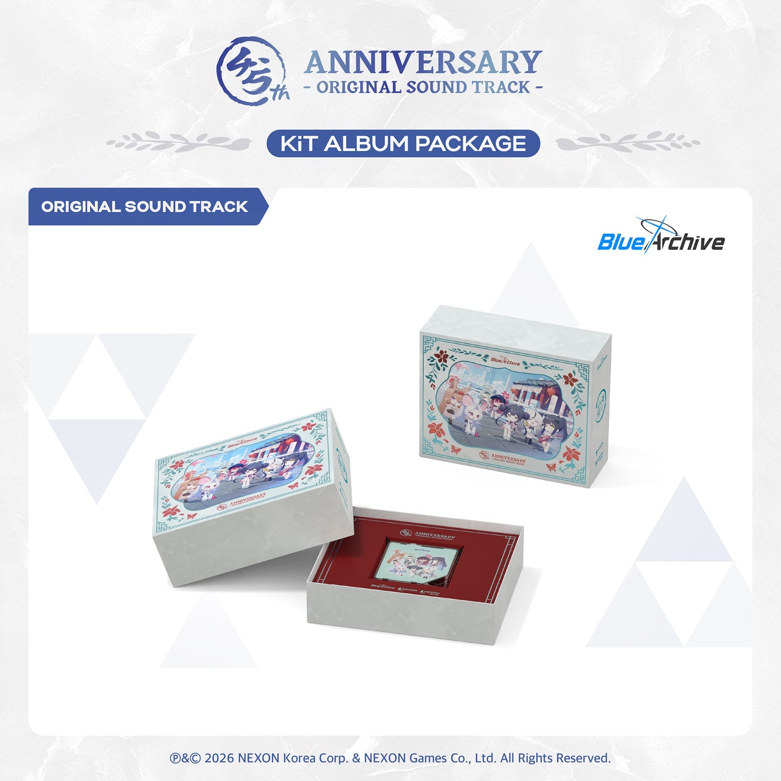 BLUE ARCHIVE 4.5th ANNIVERASARY OST - KIT ALBUM PACKAGE - Baro7