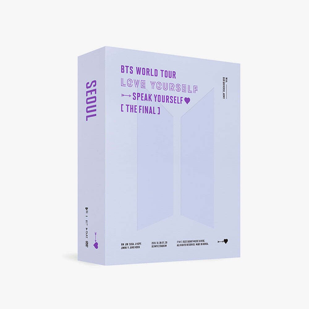 BTS WORLD TOUR ‘LOVE YOURSELF FINAL DVD BTS - WORLD TOUR 'LOVE YOURSELF : SPEAK YOURSELF' [THE FINAL] DVD