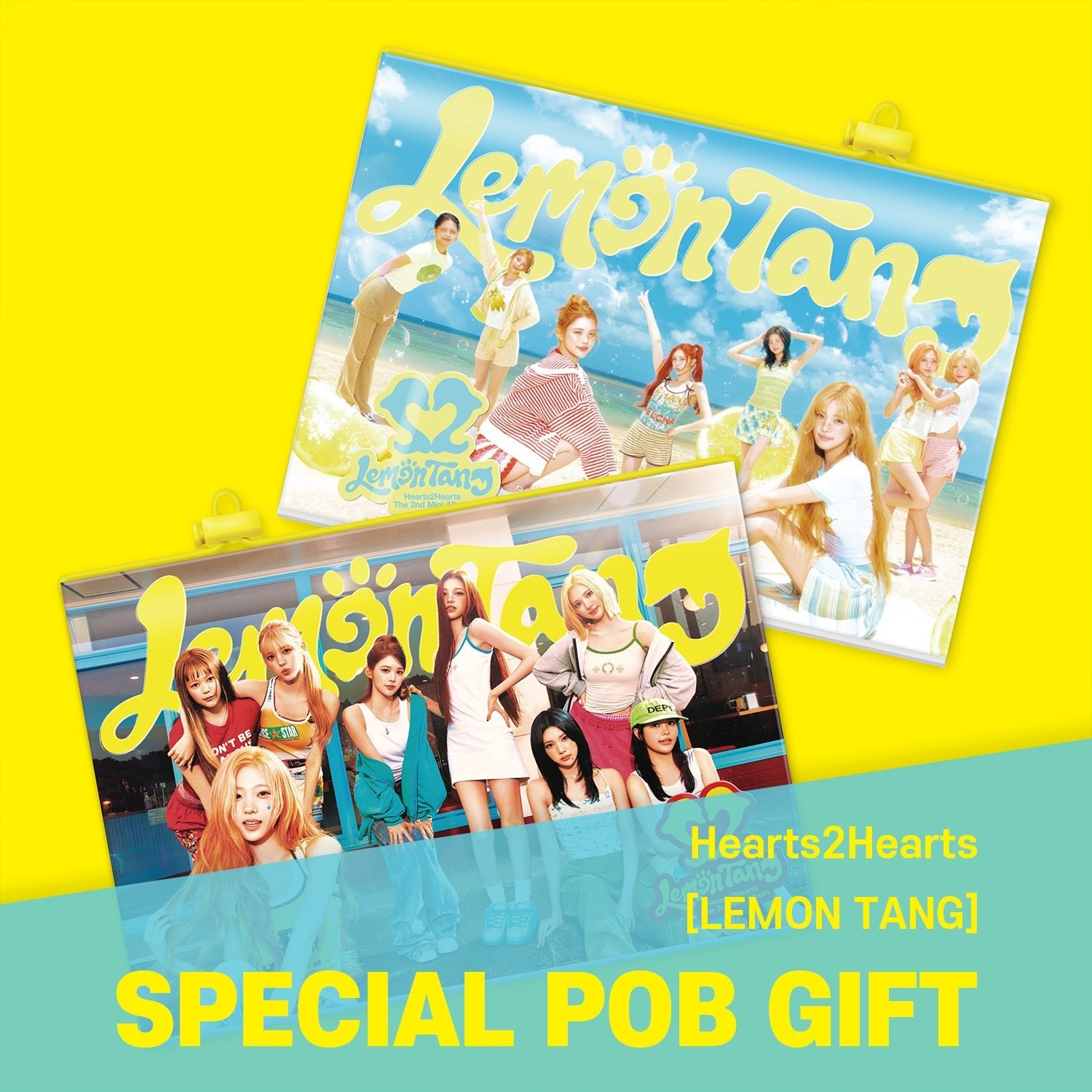SET] Hearts2Hearts - 2nd Mini Album [Lemon Tang] Photobook Ver