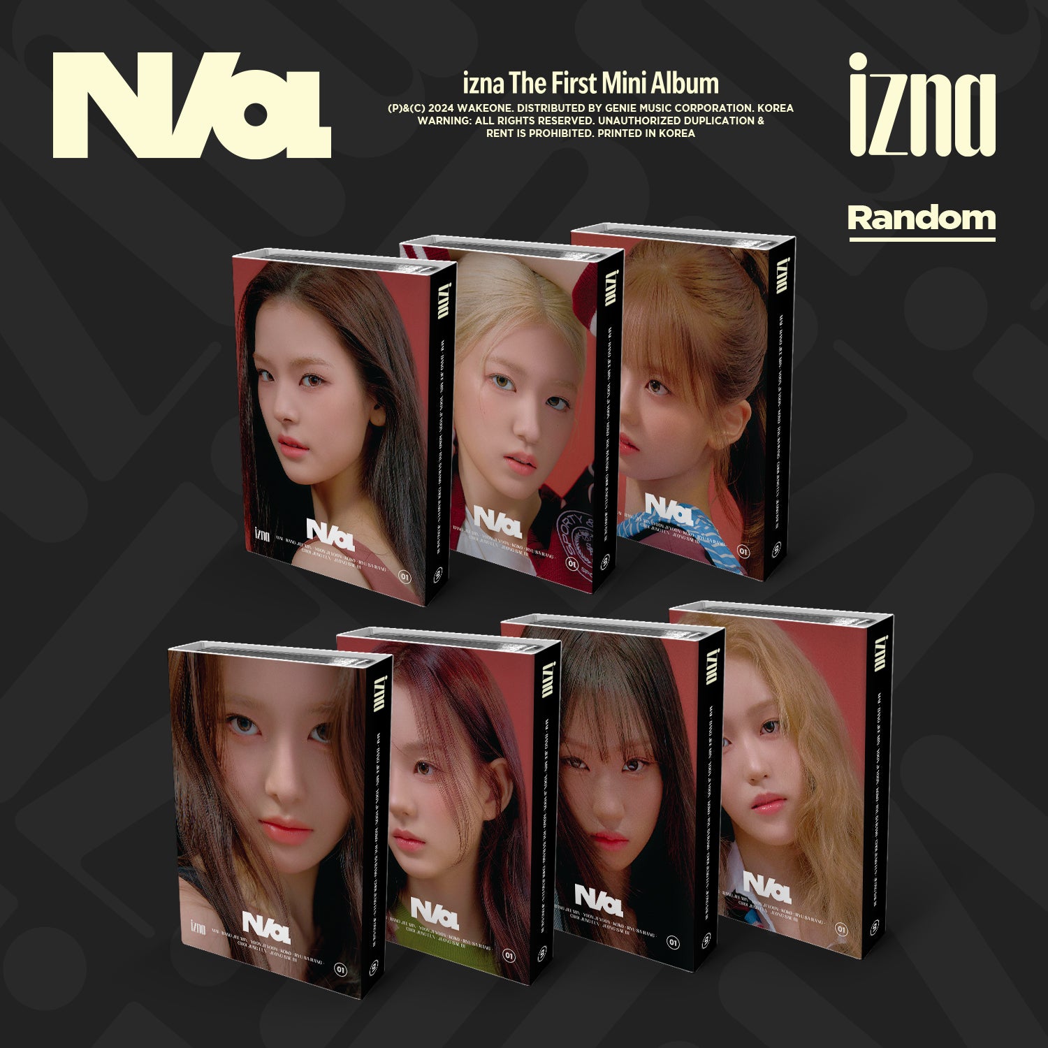 izna イズナ LOUVRE BAGUTTE 韓国 パン 特典 トレカ サラン izna - [N/a] izna Ver. - Baro7 Best Kpop Store
