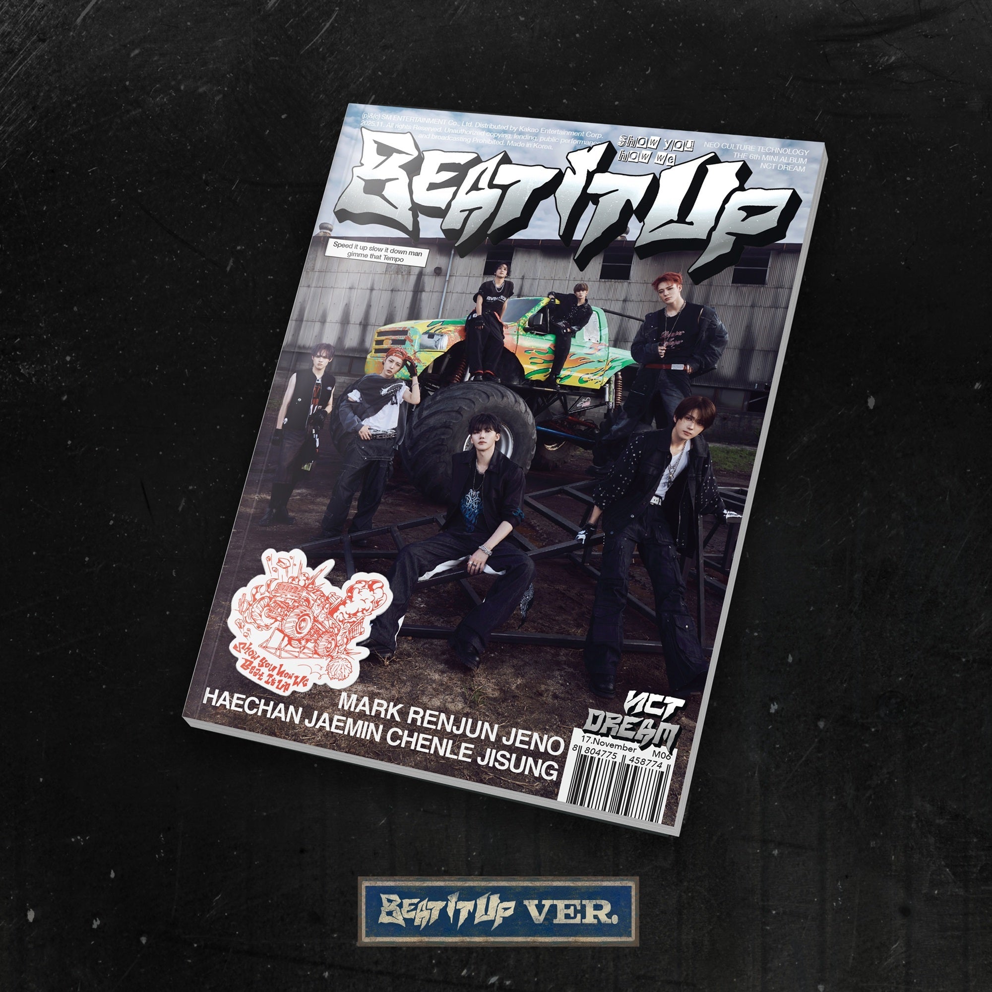 NCT DREAM Beat It Up Sheriff 16枚 NCT DREAM - 6th Mini Album [Beat It Up] Beat It Up Ver. - Baro7