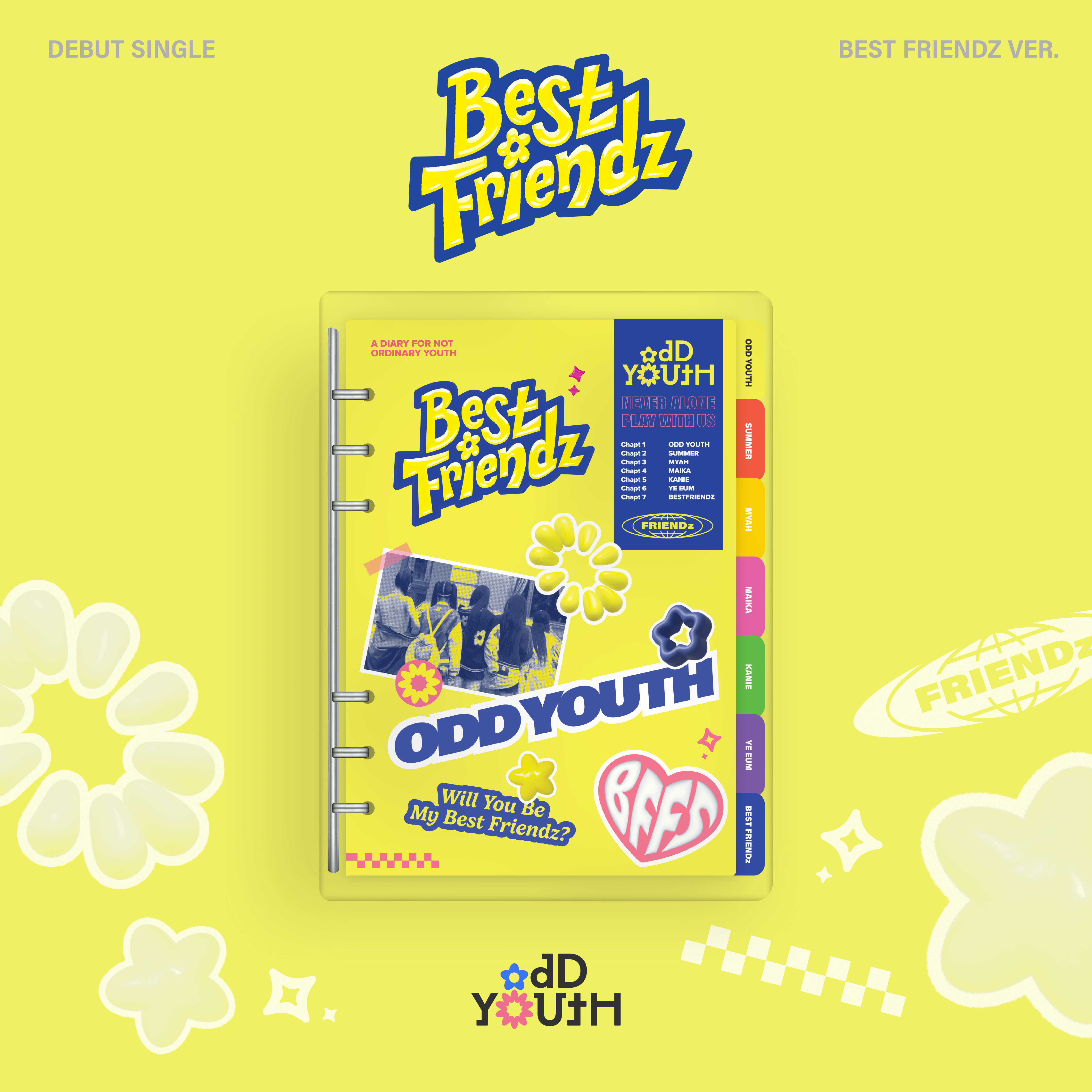 ODD YOUTH - Debut Single Album [Best Friendz] Best Freindz Ver