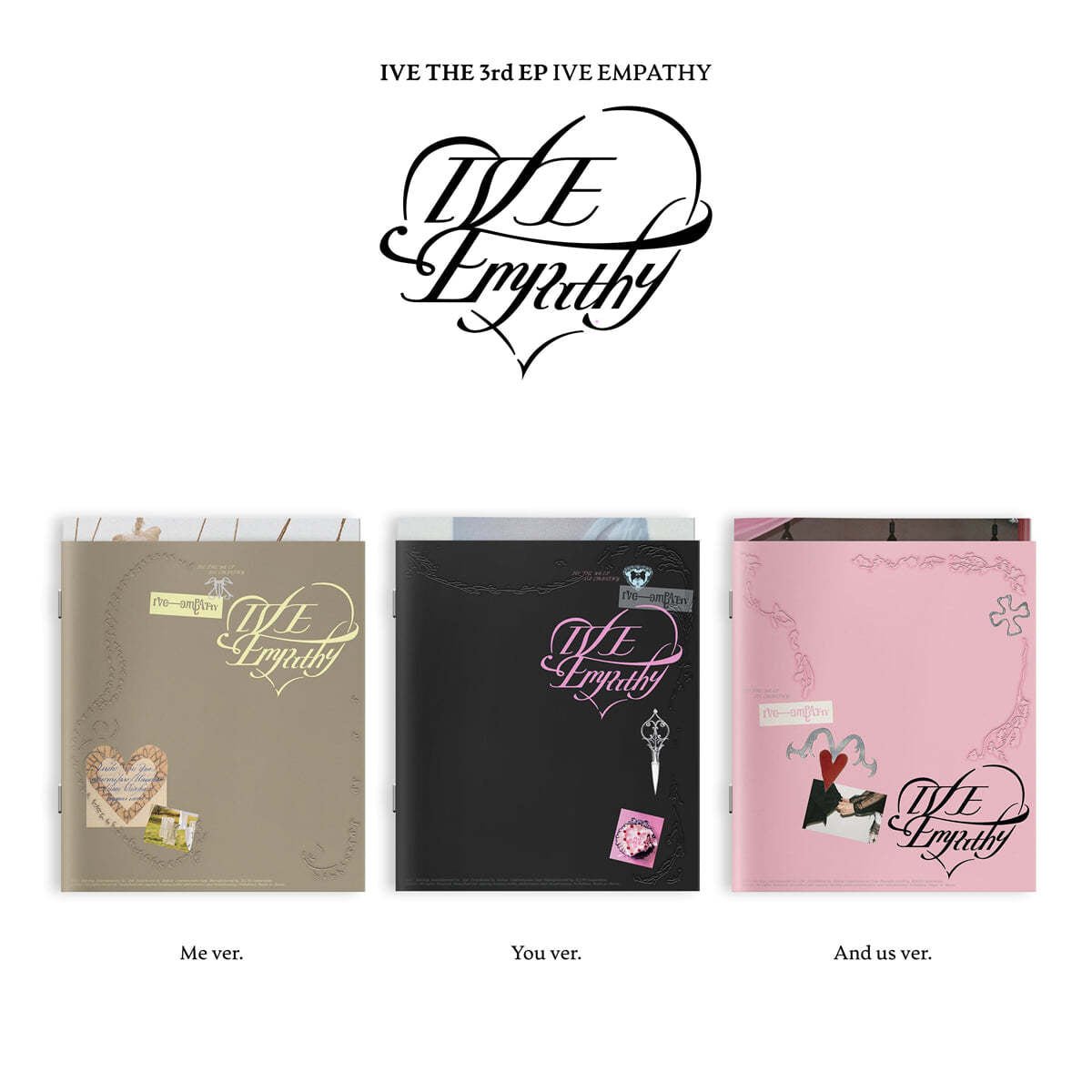 SET] IVE - 3rd EP [IVE EMPATHY] Standard Ver. - Baro7 Best Kpop Store