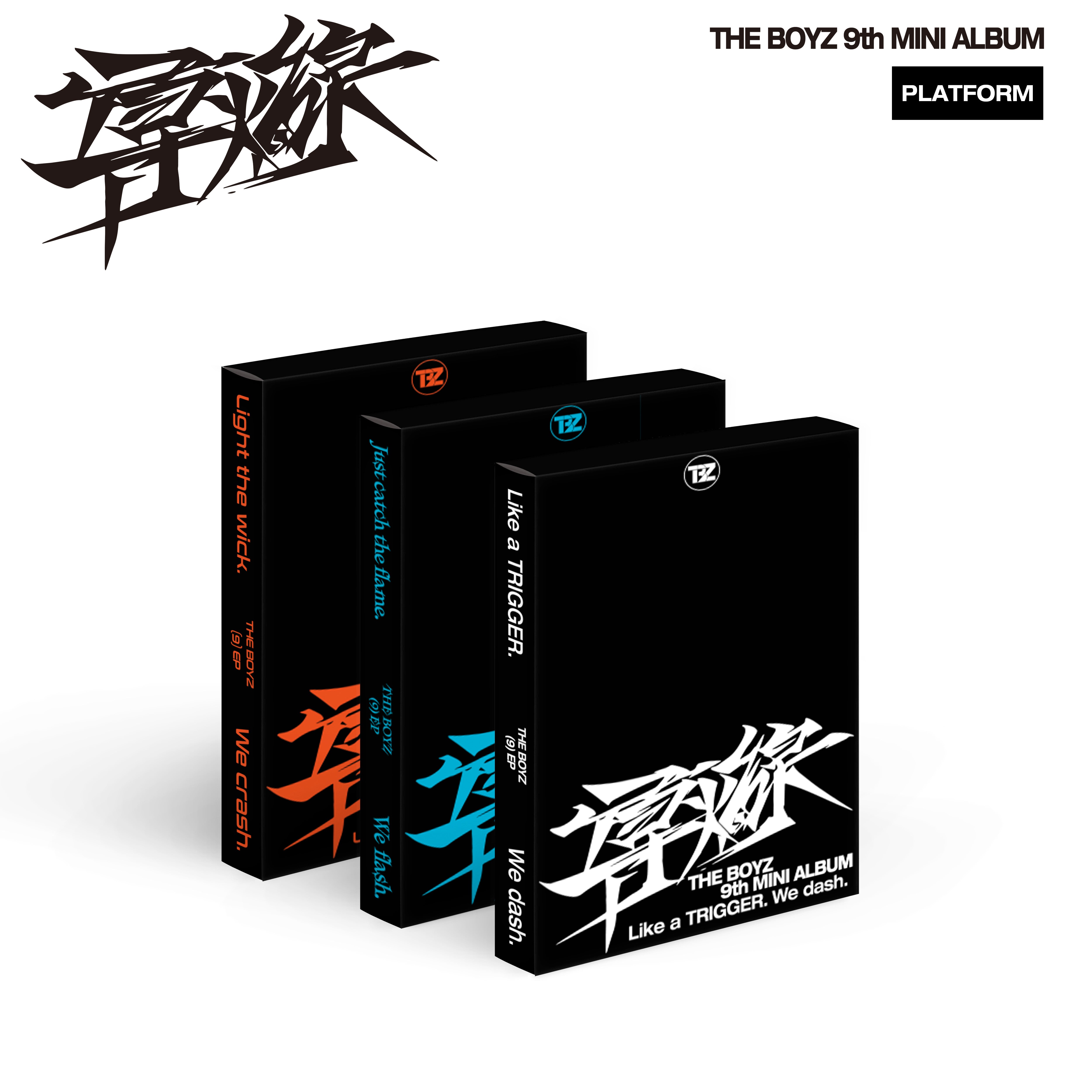 SET] THE BOYZ - 9th Mini Album [導火線 (도화선)] Platform Ver