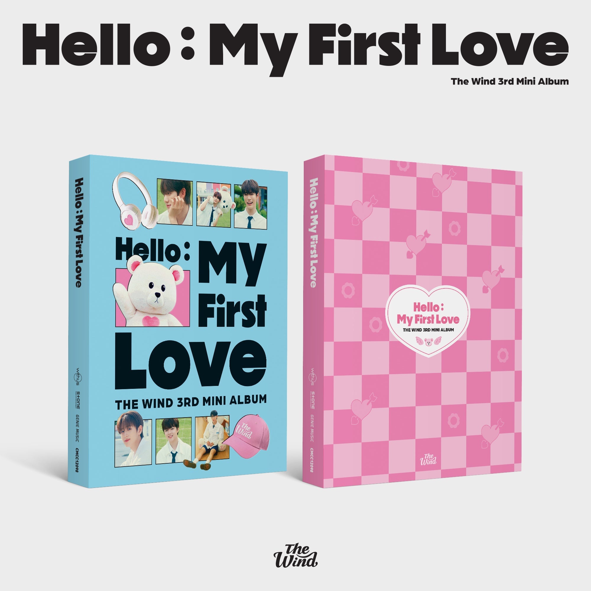 SET] The Wind - 3rd Mini Album [Hello : My First Love] Standard