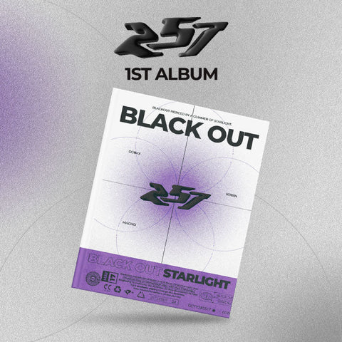 257 - 1ST FULL ALBUM [BLACK OUT] - KPOPHERO