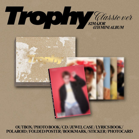 82MAJOR - 4th Mini Album [Trophy] Classic Ver. - Baro7 Best Kpop Store