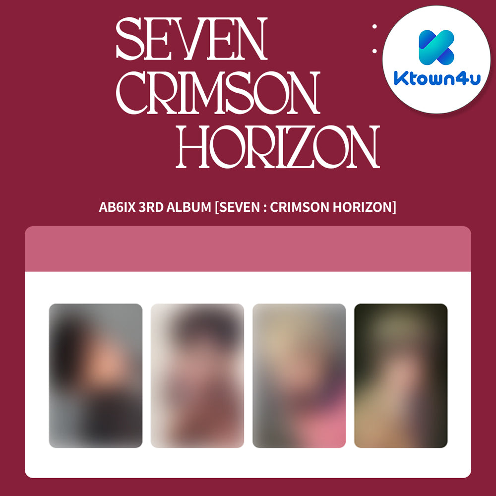 AB6IX - 3rd Album [SEVEN : CRIMSON HORIZON] PHOTOBOOK Ver. / GIFT