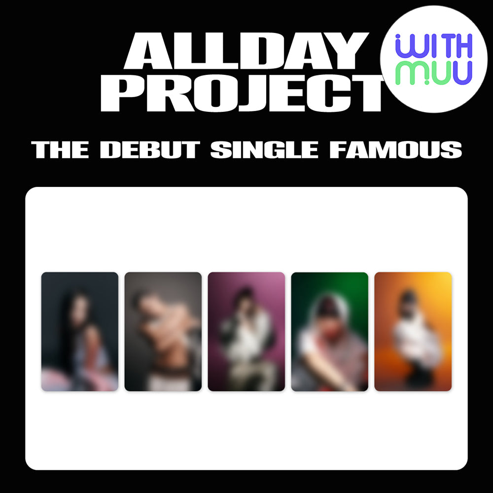 【新品未開封】ALLDAY PROJECT CARTOON ver.　5種セット ALLDAY PROJECT - FAMOUS (CARTOON ver.)
