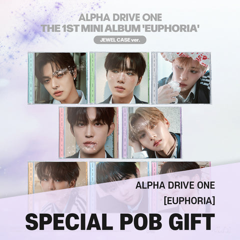 ALPHA DRIVE ONE - 1st Mini Album [EUPHORIA] JEWEL CASE Ver. / GIFT