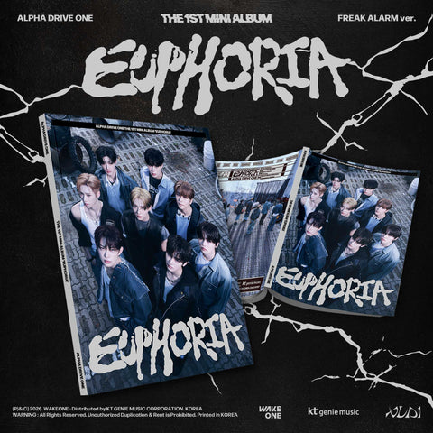 ALPHA DRIVE ONE - 1st Mini Album [EUPHORIA] FREAK ALARM Ver. / GIFT