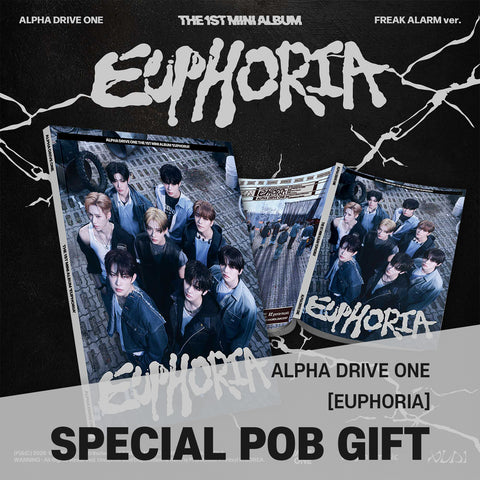 ALPHA DRIVE ONE - 1st Mini Album [EUPHORIA] FREAK ALARM Ver. / GIFT