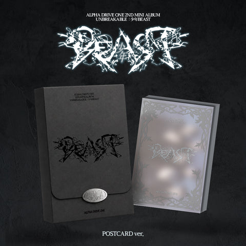 ALPHA DRIVE ONE - 2nd Mini Album [UNBREAKABLE : 少年BEAST] POSTCARD Ver.