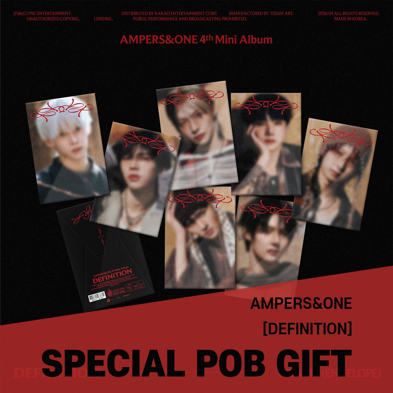 SET] AMPERS&ONE - 4th Mini Album [DEFINITION] WE Ver. - Baro7 Best