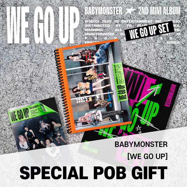 K-POP・アジア BABYMONSTER 2nd MINI ALBUM WE GO UP SET] BABYMONSTER - 2nd Mini Album [WE GO UP] WE GO UP SET / GIFT
