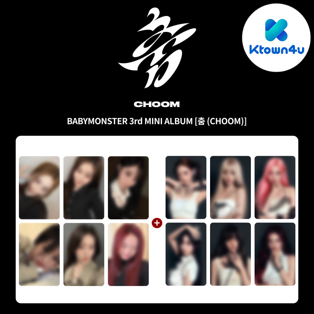 BABYMONSTER - 3rd Mini Album [춤 (CHOOM)] Crimson Ver. / GIFT