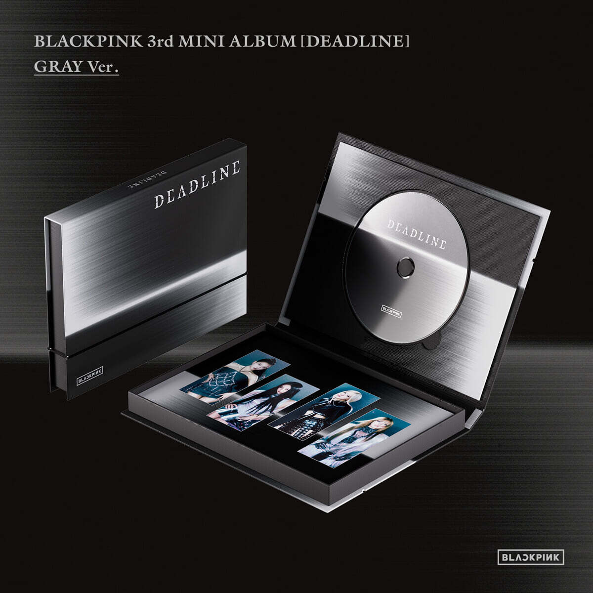 BLACKPINK - 3rd Mini Album [DEADLINE] GRAY Ver. - Baro7 Best Kpop