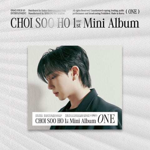 CHOI SOO HO - 1st Mini Album [ONE] Digipack Ver.