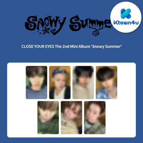 CLOSE YOUR EYES - 2nd Mini Album [Snowy Summer] Ghost Board Ver. / GIFT