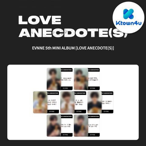 EVNNE - 5th Mini Album [LOVE ANECDOTE(S)] Digipack Ver. / GIFT