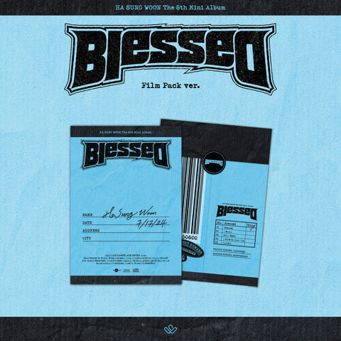 HA SUNG WOON - 8th Mini Album [Blessed] Film Pack Ver. (Mini CD-R)