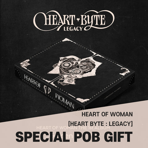 HEART OF WOMAN - 1st Album [Heart Byte : LEGACY] Golden Era Ver. / GIFT