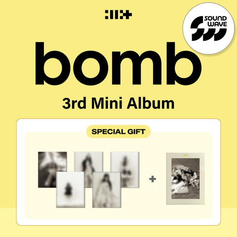 [SET] ILLIT - 3rd Mini Album [bomb] GLLIT Ver. / GIFT