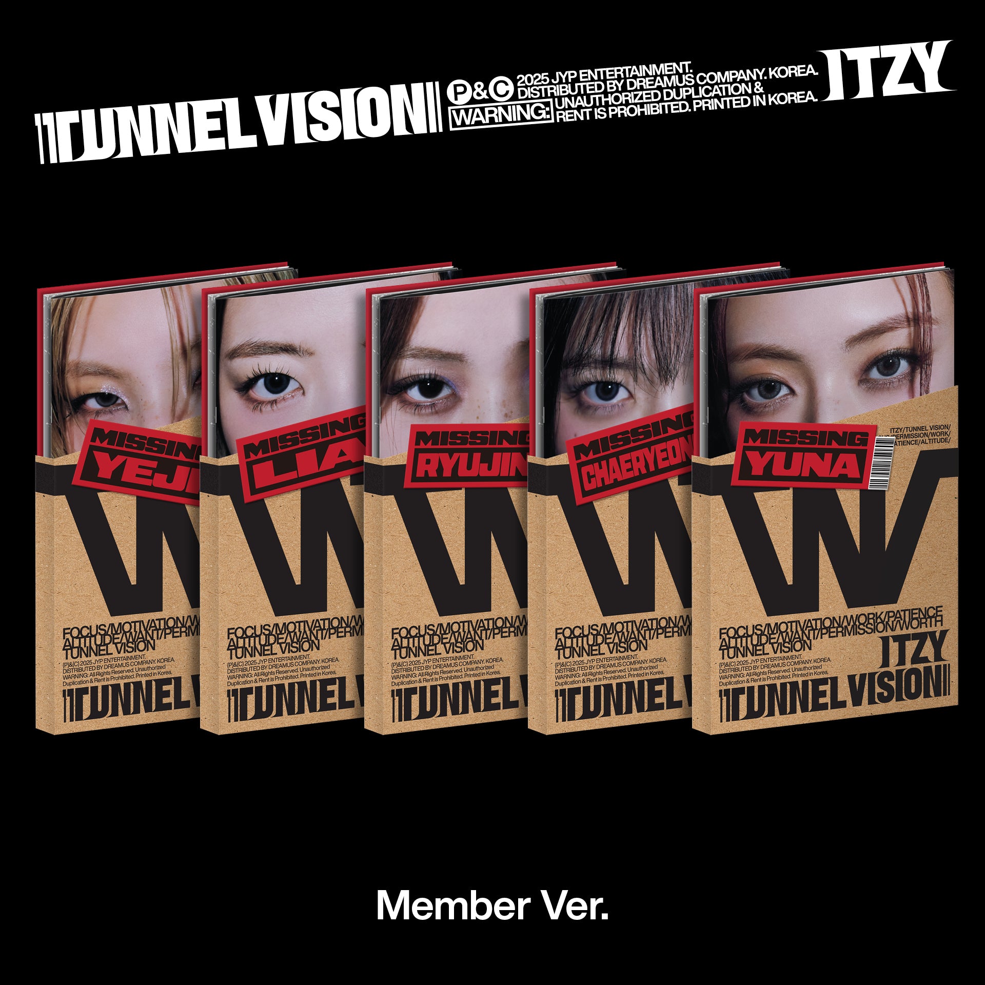 ITZY - [TUNNEL VISION] Member Ver. – Baro7