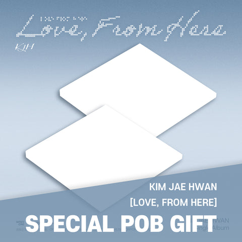KIM JAE HWAN - Single Album [Love, From Here] / GIFT