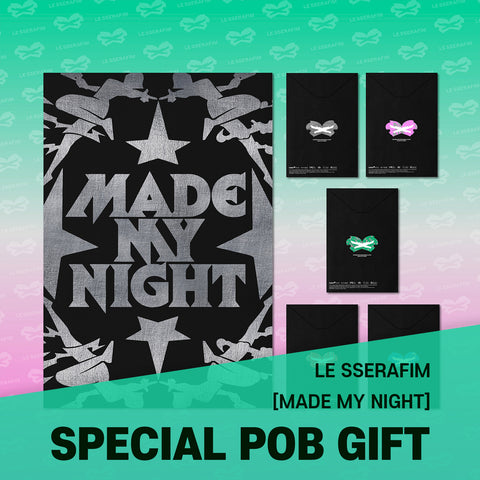 LE SSERAFIM - 2nd Single Album [Made My Night] COMPACT Ver. / GIFT