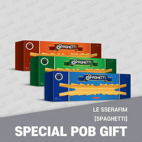 [SET] LE SSERAFIM - 1st Single Album [SPAGHETTI] Standard Ver. / GIFT