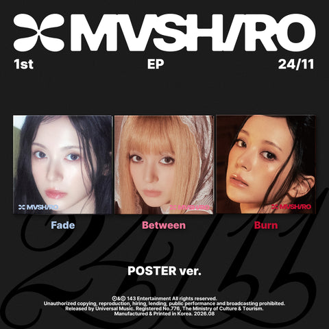 MASHIRO - 1st EP [24/11] Poster Ver.