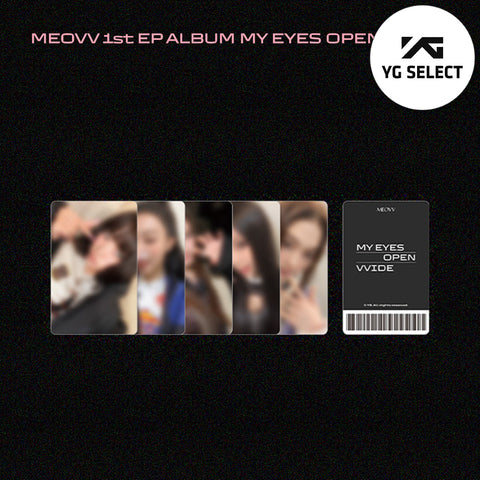 [SET] MEOVV - 1st EP Album [MY EYES OPEN VVIDE] PHOTOBOOK Ver. / GIFT