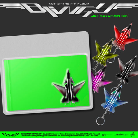NCT 127 - 7th Album [BLINGY] JET Keychain Ver. (Smart Album)