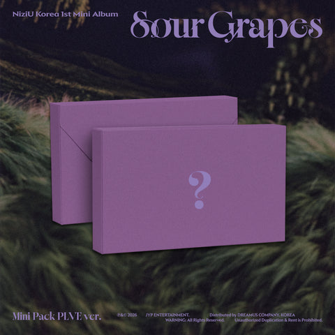 NiziU - 1st Mini Album [Sour Grapes] Mini Pack PLVE Ver.