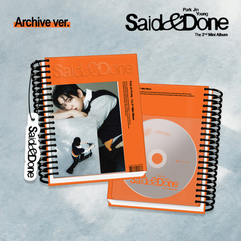 PARK JIN YOUNG - 2nd Mini Album [Said & Done] Archive Ver.