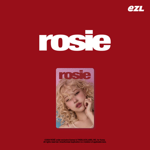 ROSÉ - [rosie] EZL Transportation Card (Korea) A Ver.