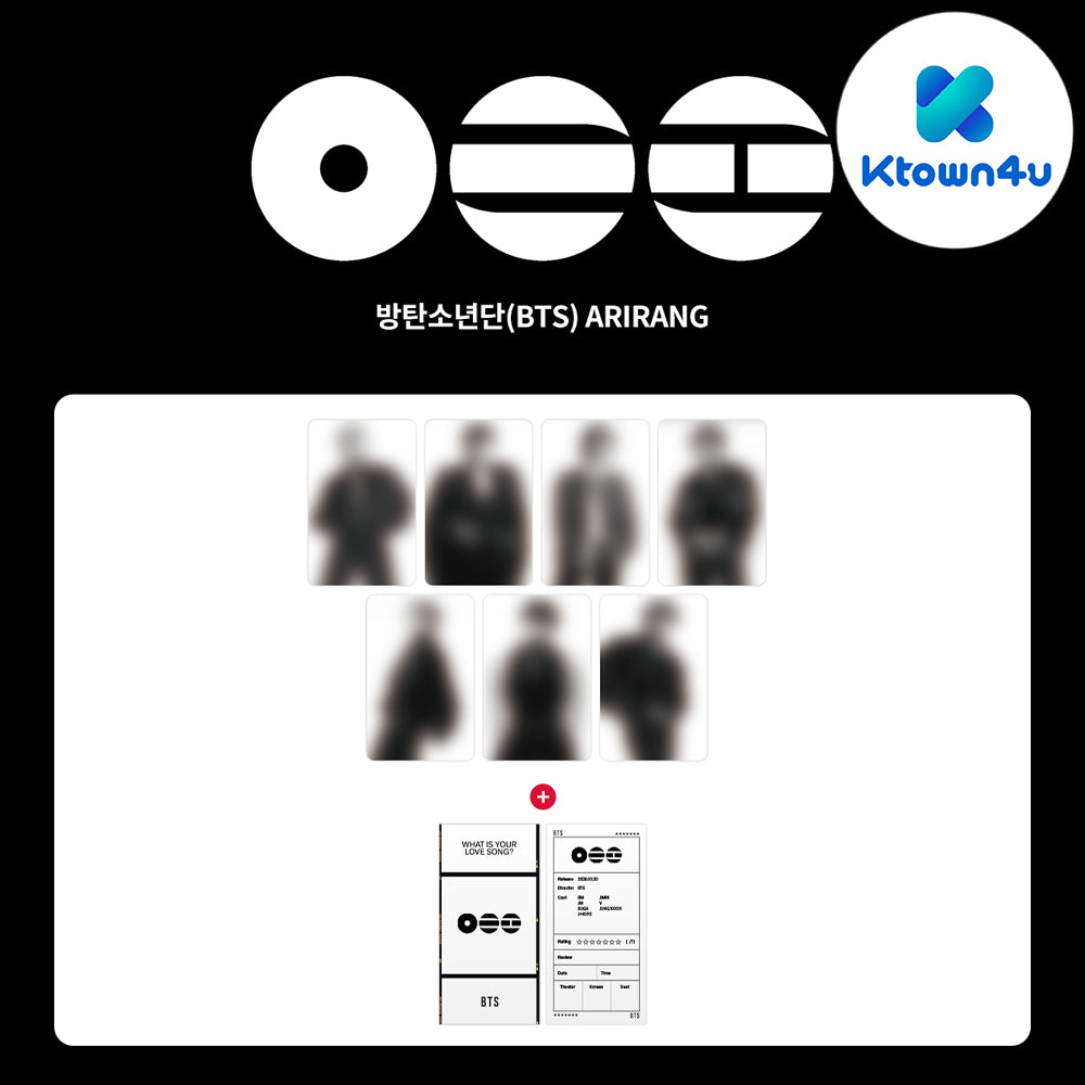 SET] BTS - [ARIRANG] Photobook Ver. + Living Legend Ver. + Weverse