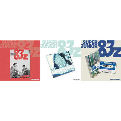 [SET] SUPER JUNIOR-83z - 1st Mini Album [너를 위한 약속 (Promise)] Photobook Ver. + Poster Ver. + Cassette Tape Ver. / GIFT