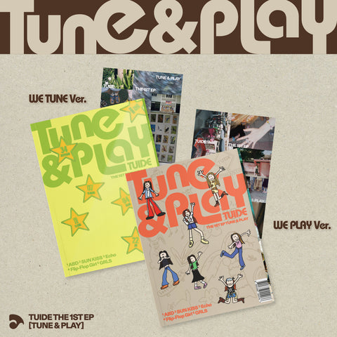 [SET] TUIDE - The 1st EP [TUNE & PLAY] Photobook Ver. + Weverse Albums Ver.
