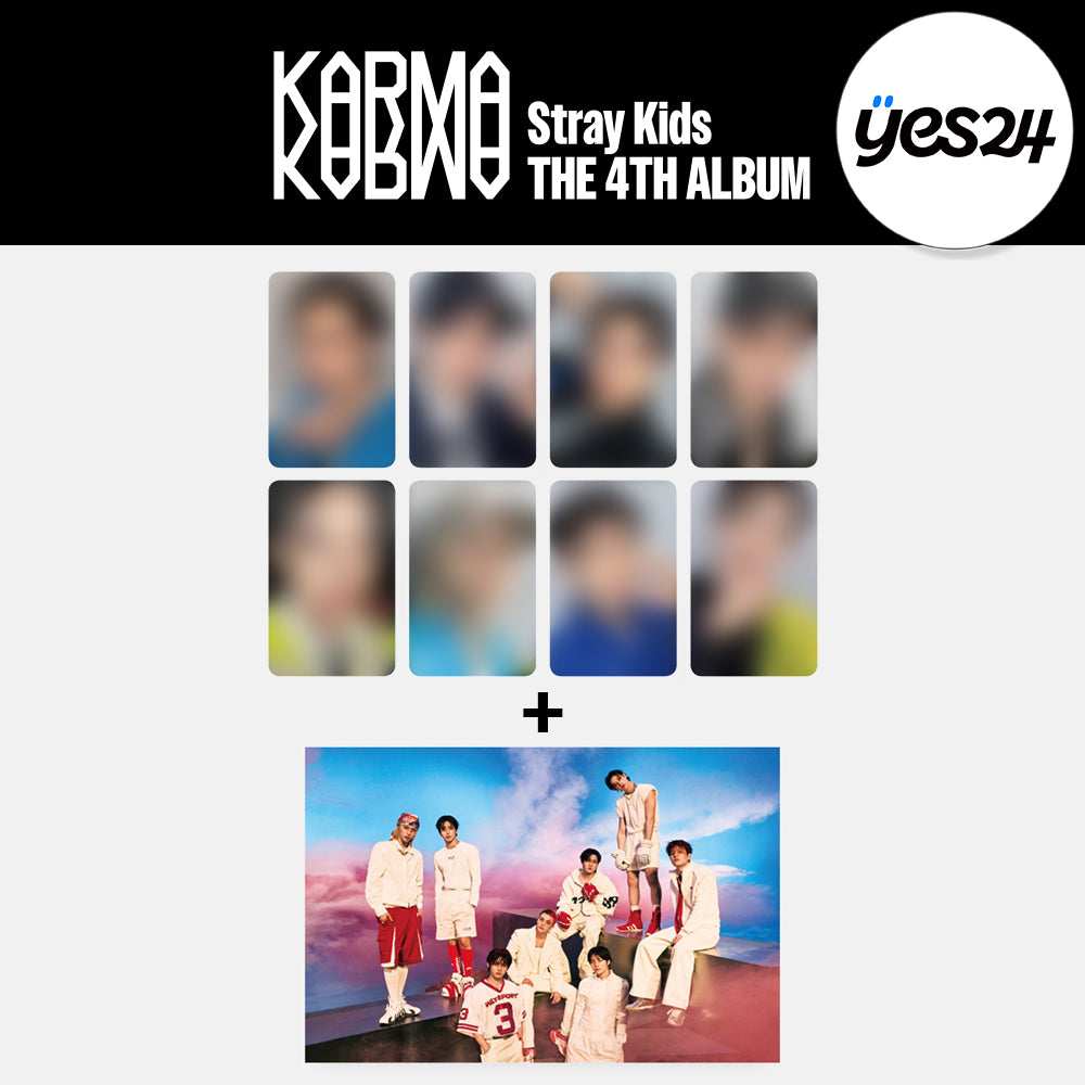 SET] Stray Kids - 4th Album [KARMA] ACCORDION Ver. / GIFT - Baro7