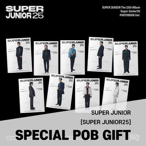 Super Junior - 12th Album [Super Junior25] PHOTOBOOK Ver. / GIFT