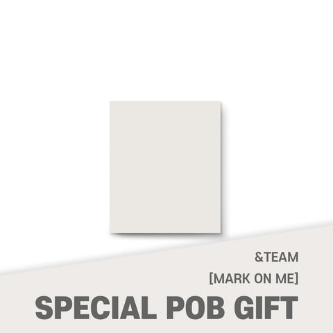 [SET] &TEAM - KR 2nd Mini Album [Mark on Me] SOLO Ver. / GIFT