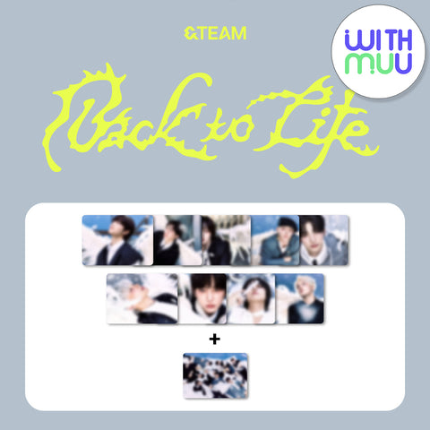 [SET] &TEAM - KR 1st Mini Album [Back to Life] Standard Ver. / GIFT