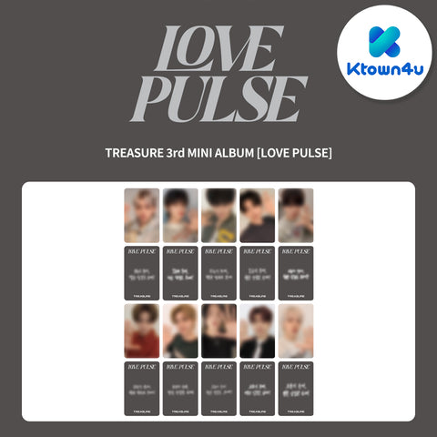 TREASURE - 3rd Mini Album [LOVE PULSE] METAL Ver. / GIFT
