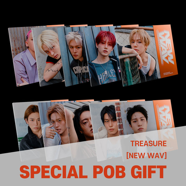 TREASURE - 4th Mini Album [NEW WAV] RAW Ver. ASAHI / GIFT - Baro7