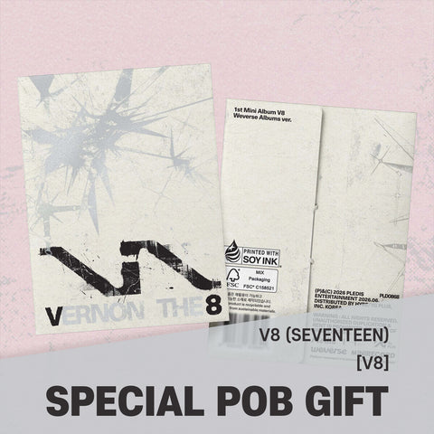 V8 (SEVENTEEN) - 1st Mini Album [V8] Weverse Albums Ver. / GIFT