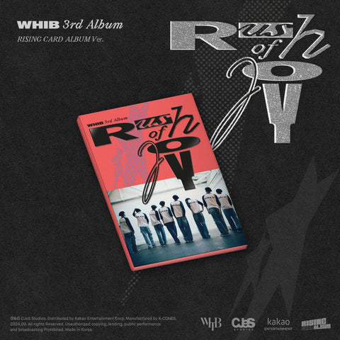 WHIB - 3rd Single Album [Rush of Joy] RISING Ver.